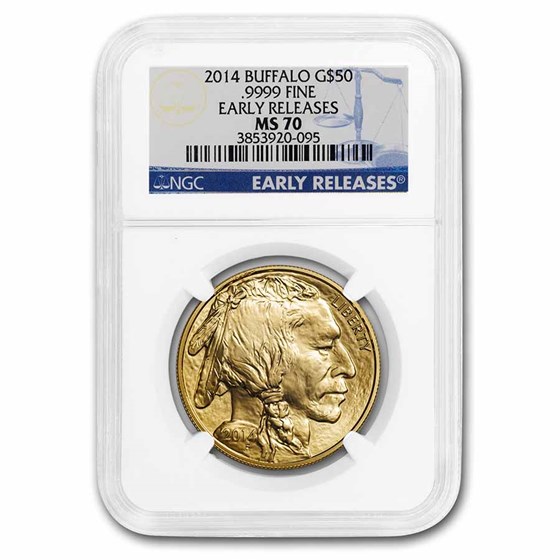 2014 1 oz Gold Buffalo MS-70 NGC (Early Releases) 2014 1 oz Gold Buffalo MS-70 NGC (Early Releases)
